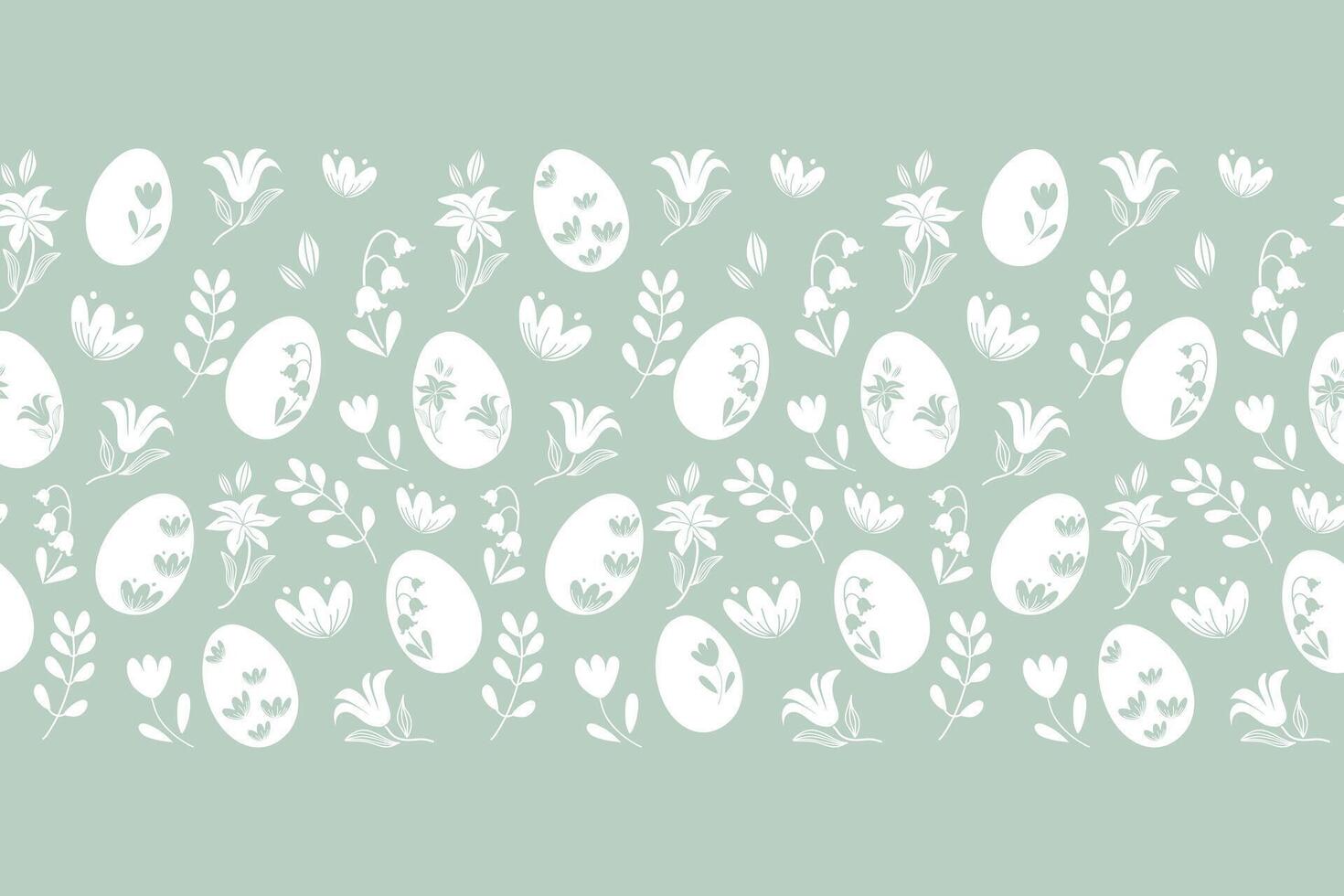 Easter eggs background pattern seamless vector illustration