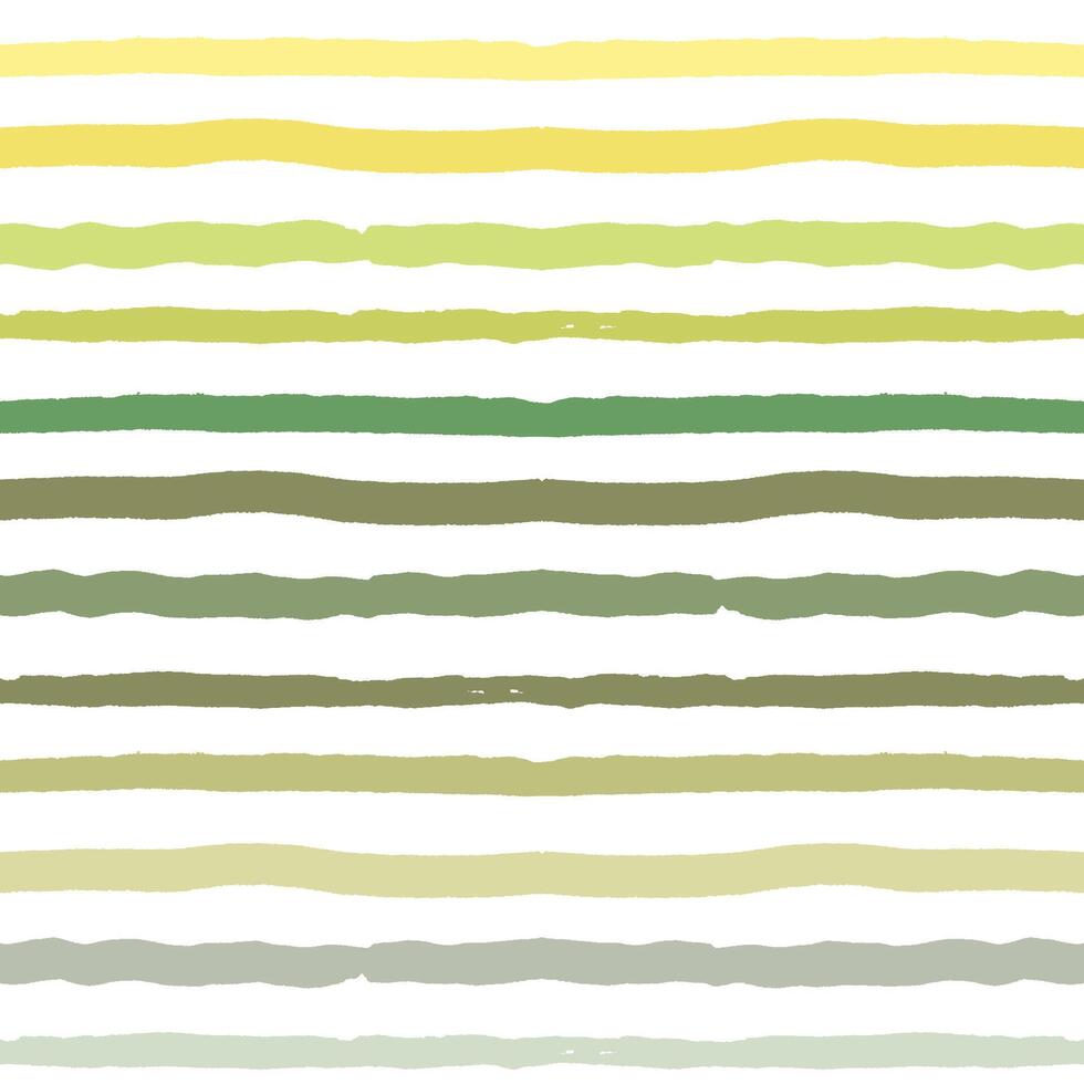 Vector seamless pattern with grunge horizontal stripes. Yellow and green background in lemon and lime colors. Grunge texture with brush strokes. Designs for fabric, wallpaper, border, wrapping paper.