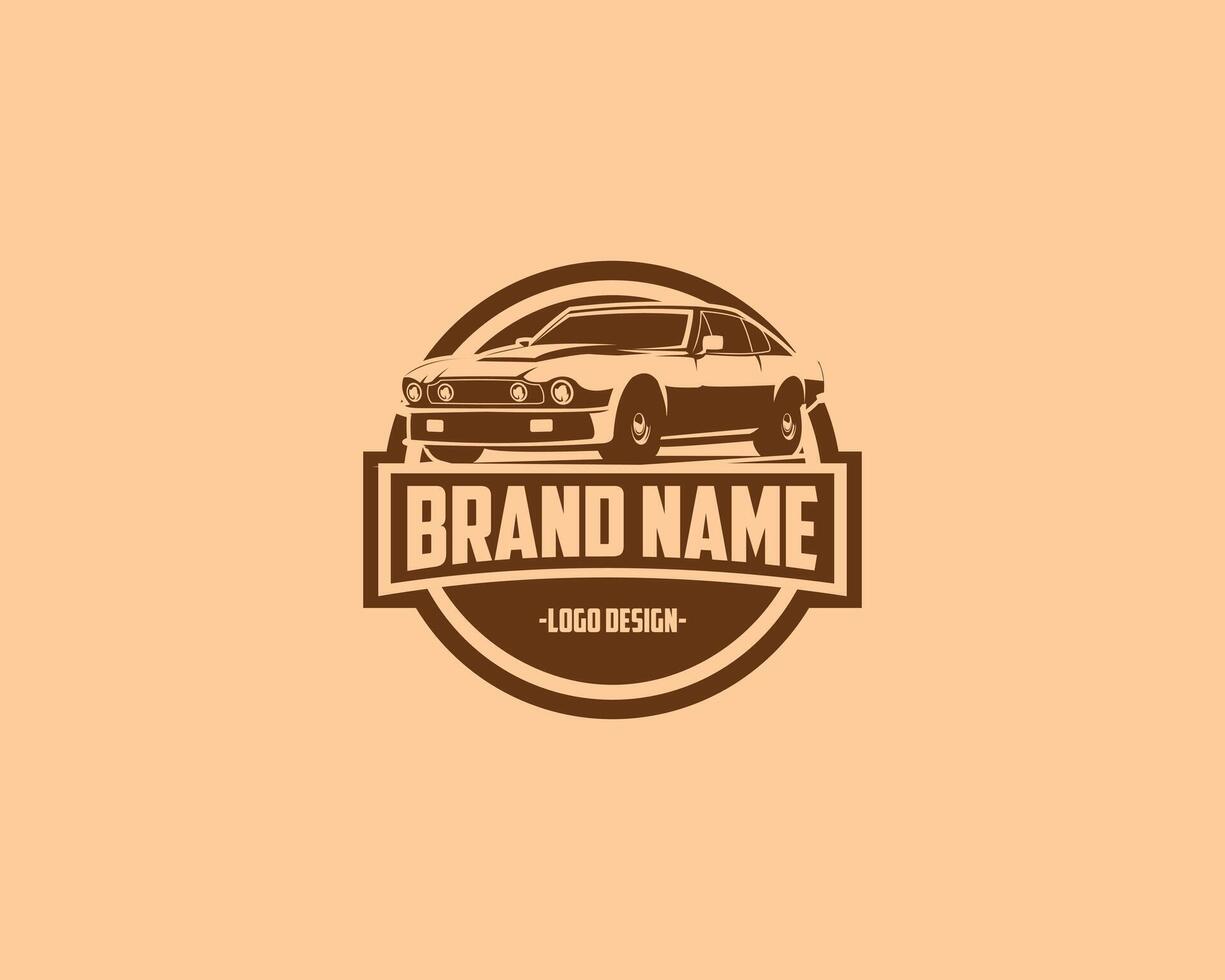 aston martin 1964. isolated logo, badge, emblem, icon, sticker design. available in eps 10. appears from the side in a worn style vector
