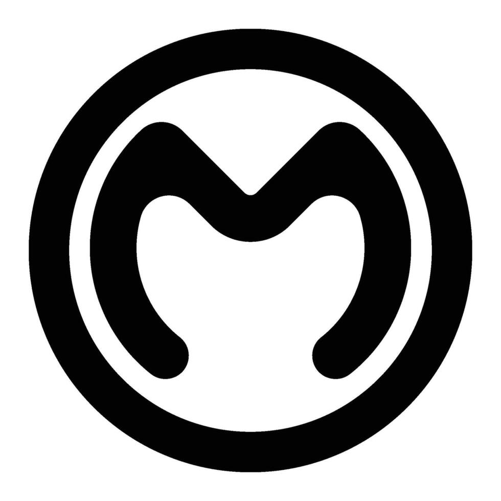 vector logo letra m