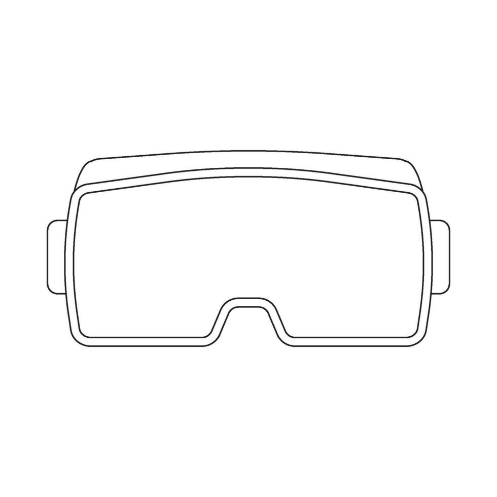 vr lentes icono vector