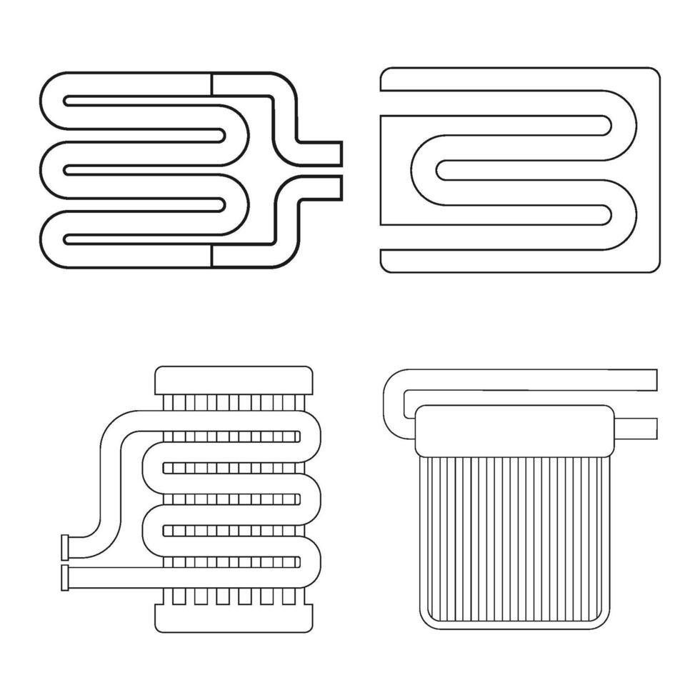 evaporator icon vector