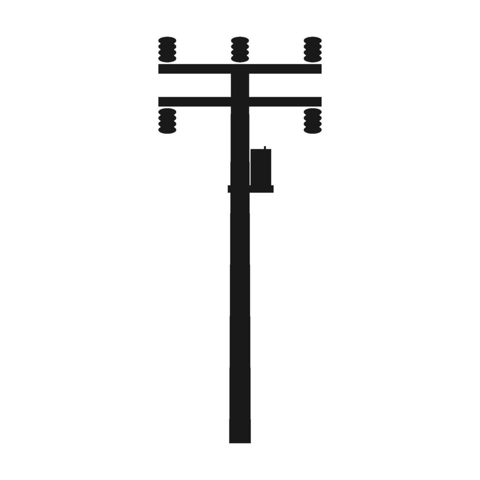 Electric pole icon vector