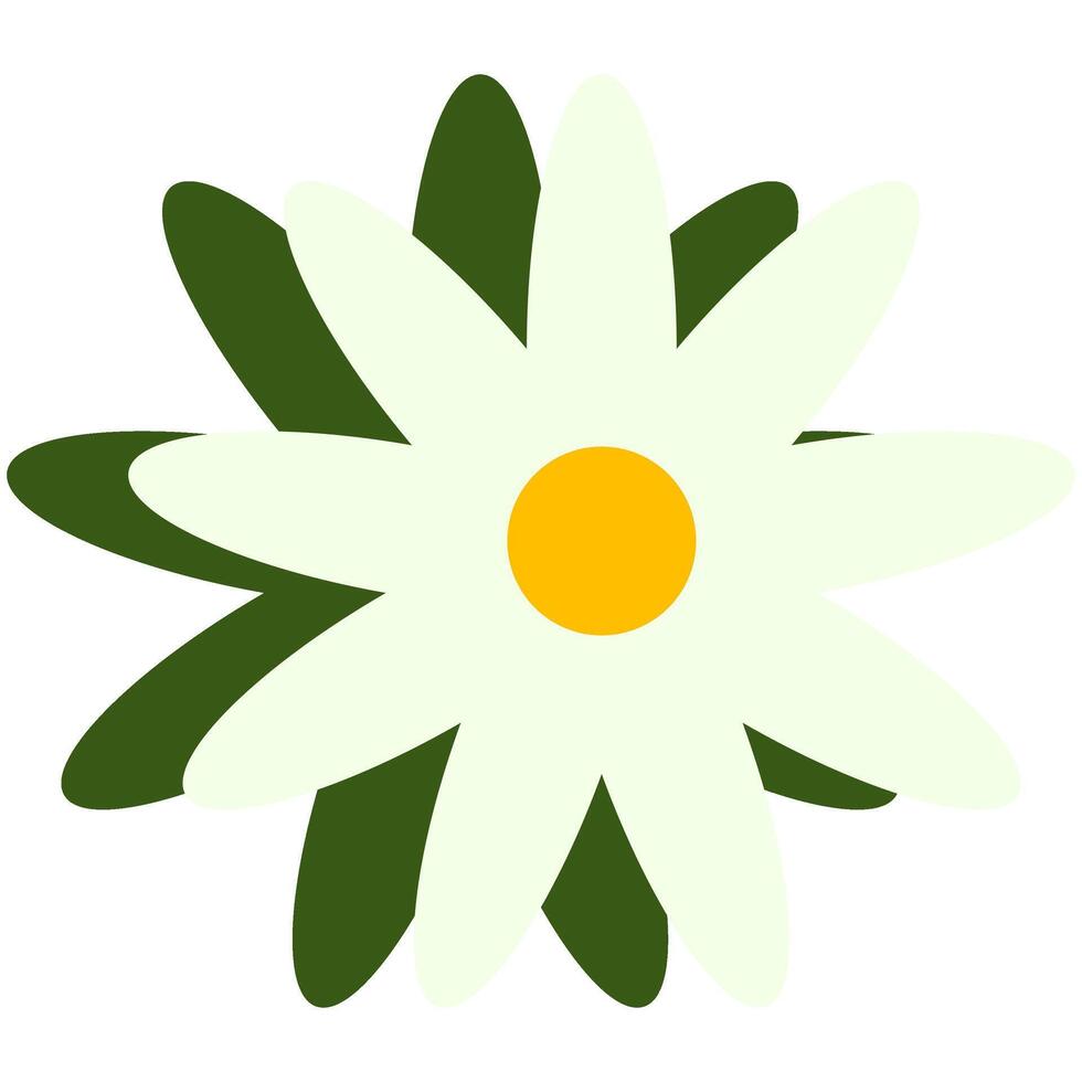 Flower cartoon in icon style vector