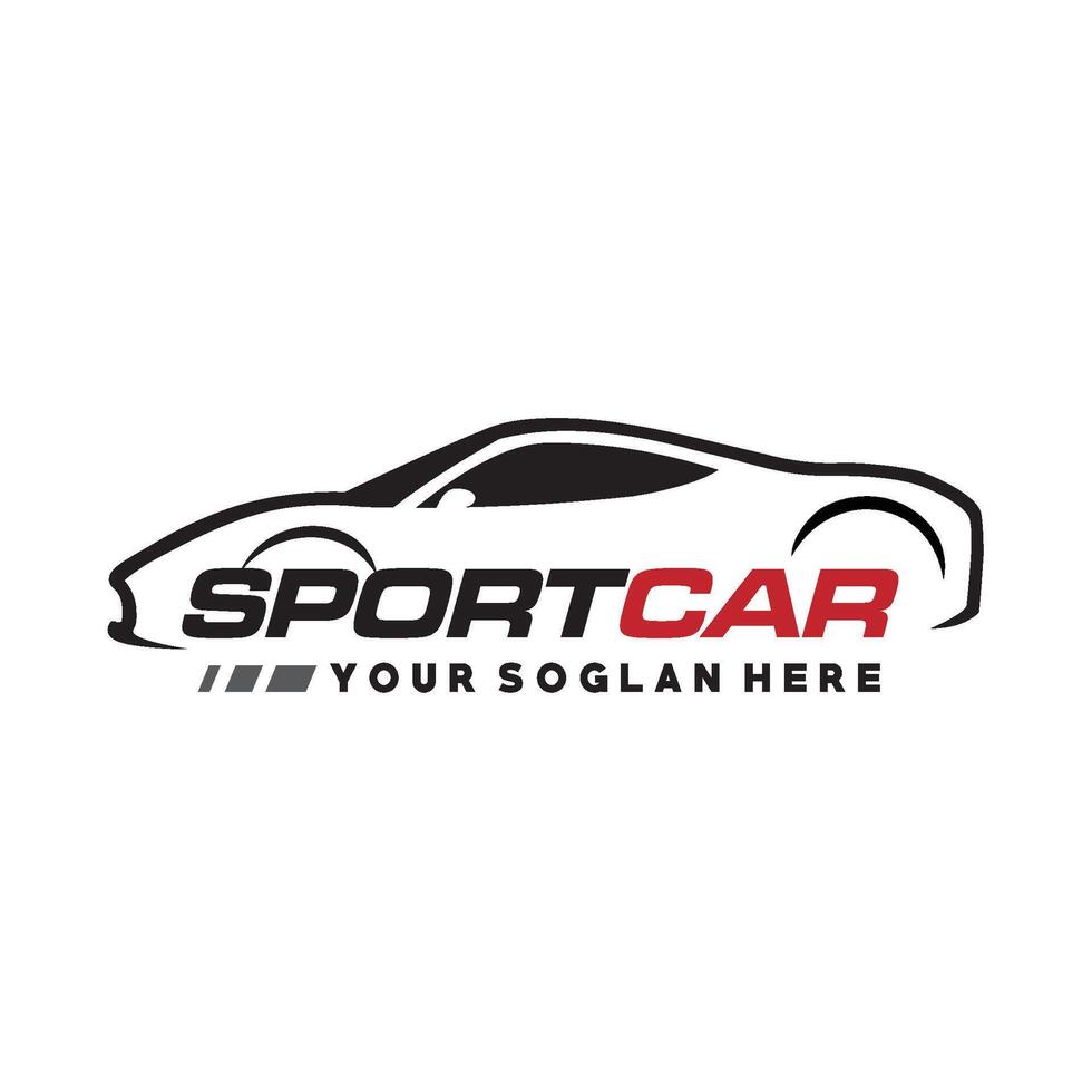 Sports Car Logo design vector