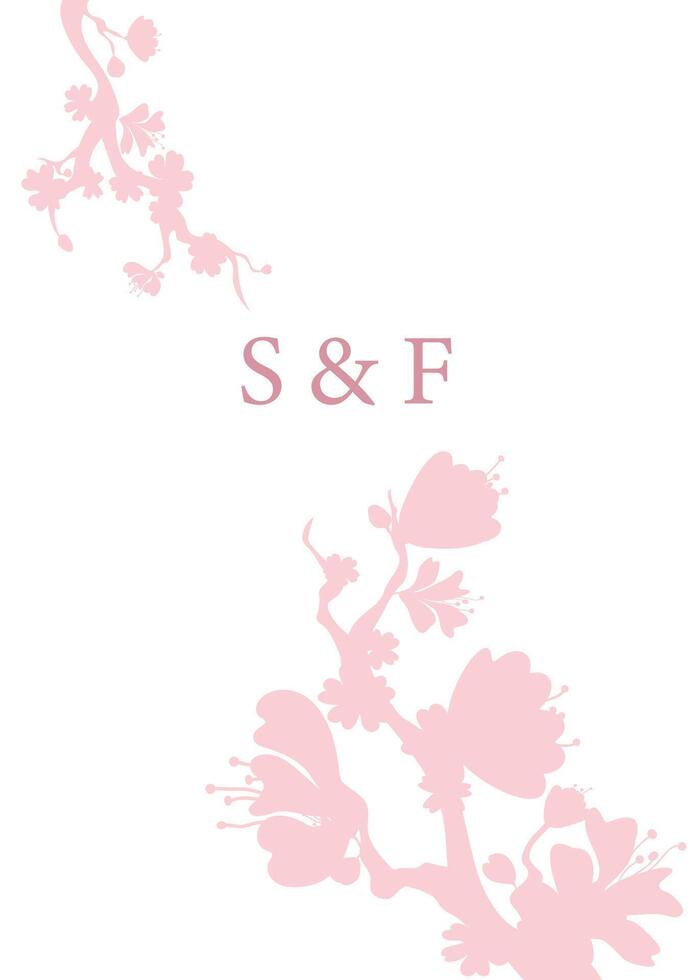 Spring sale poster with blossoming cherry tree branches. Seasonal business concept. Vector illustration background. Flat design.