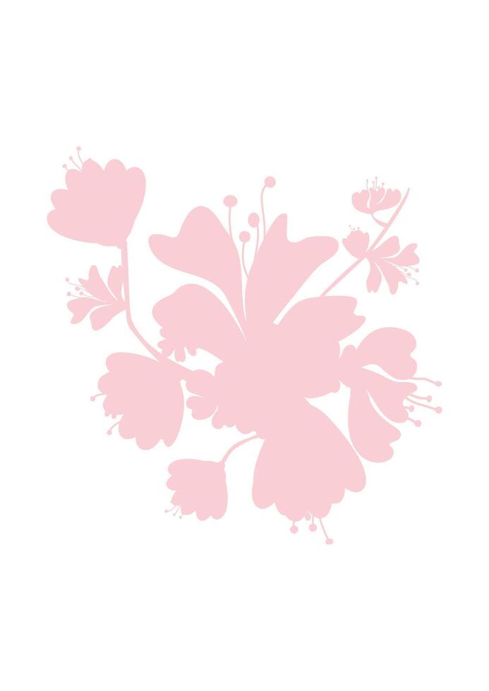 Spring sale poster with blossoming cherry tree branches. Seasonal business concept. Vector illustration background. Flat design.