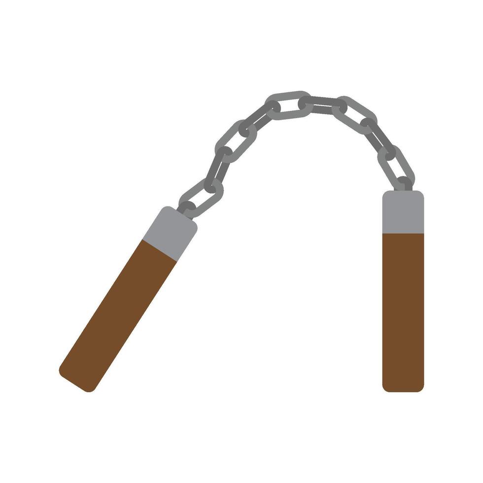 nunchaku icono vektor vector