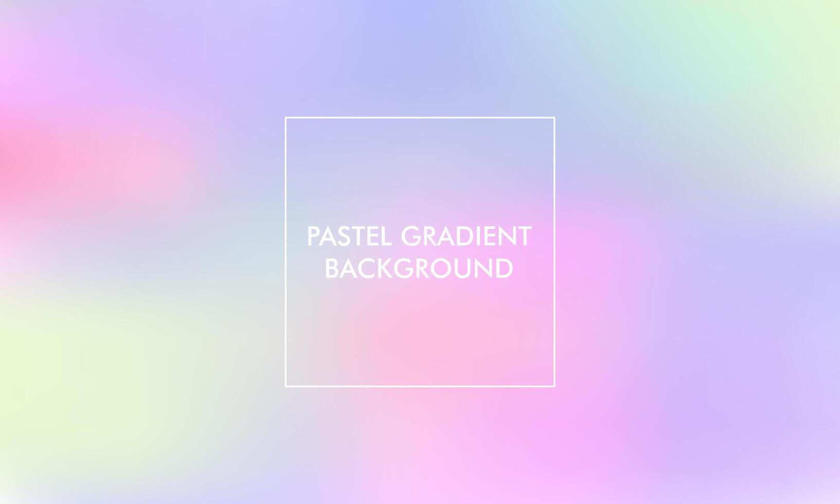 pastel abstract gradient background with colorful color vector