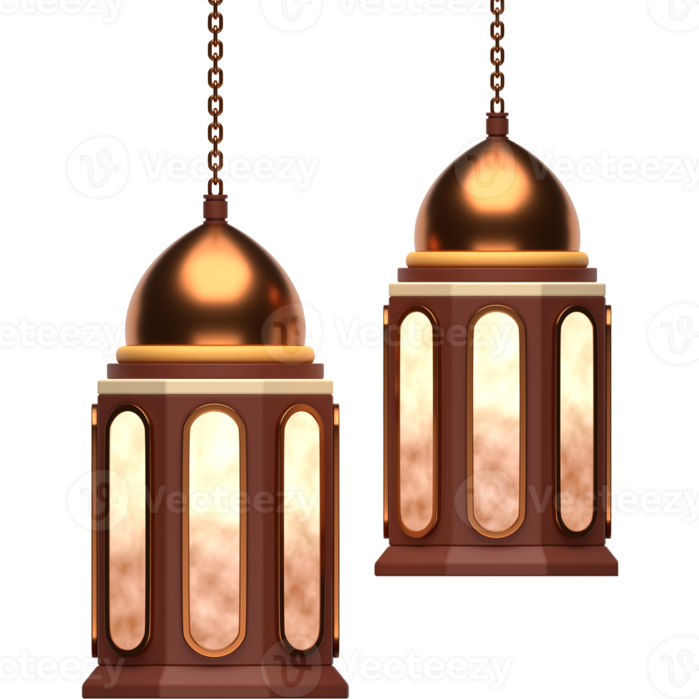 3D Lanterns icon on transparent background png