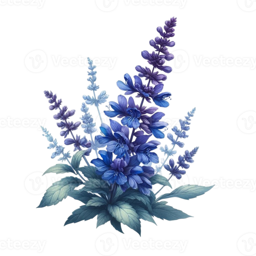 AI generated beautiful flowers spring png