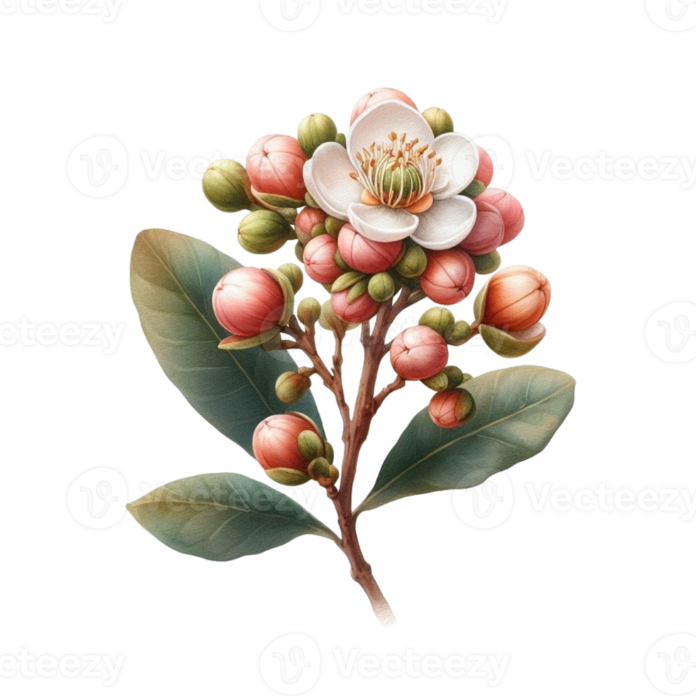 AI generated beautiful flowers spring png