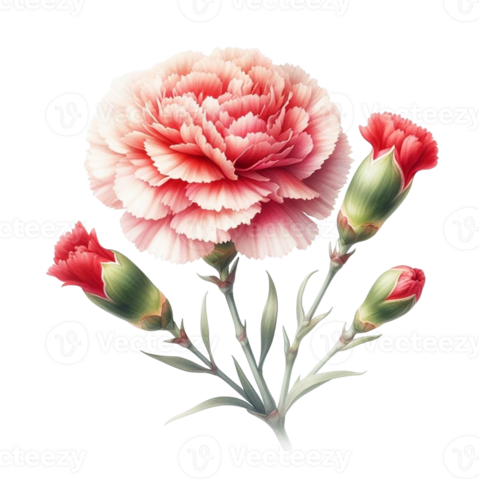 AI generated beautiful flowers spring png