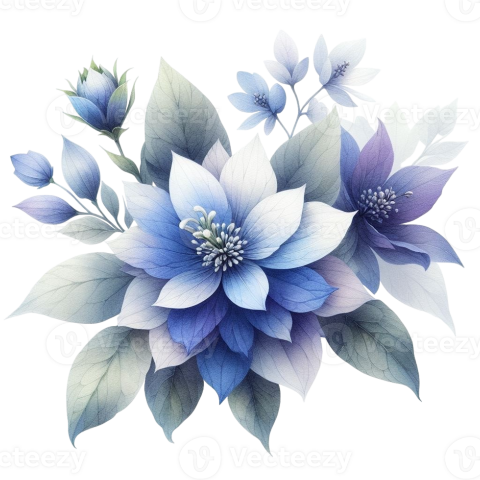 AI generated beautiful flowers spring png