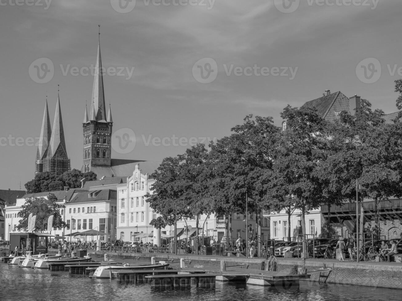 Luebeck city at the baltic sea photo