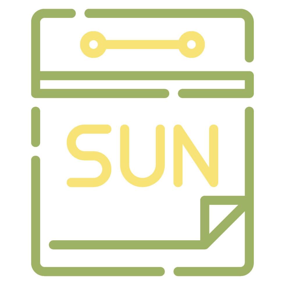 Sunday Icon For web, app, infographic, etc vector