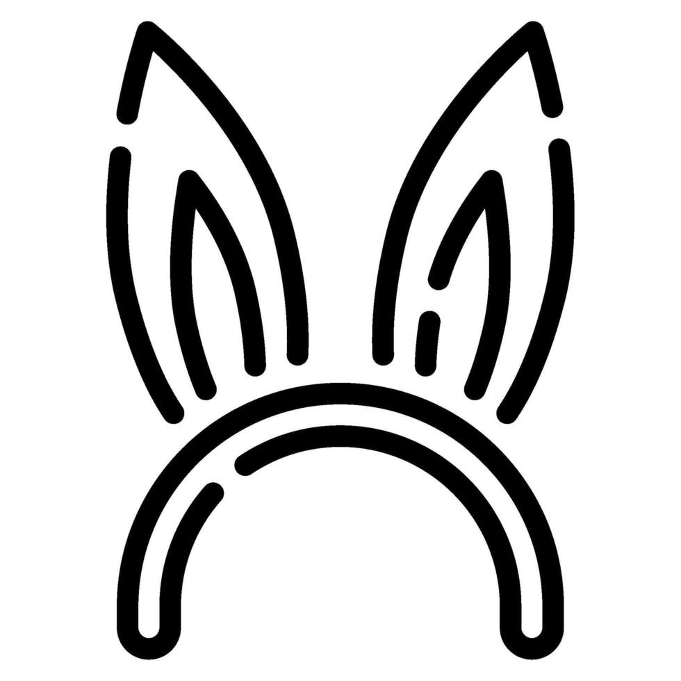 Easter Bunny Ears Icon For web, app, infographic, etc vector