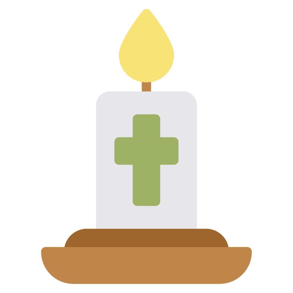 Paschal Candle Icon For web, app, infographic, etc vector