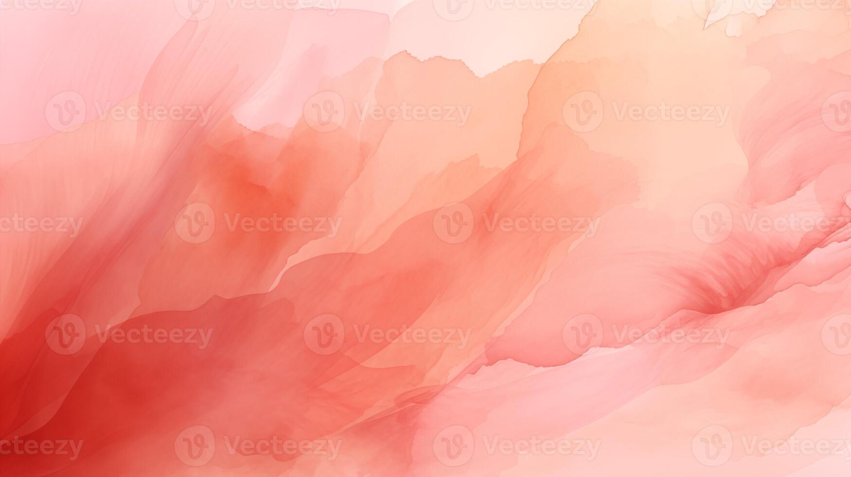 AI generated Peach Watercolor Texture Pattern Background photo