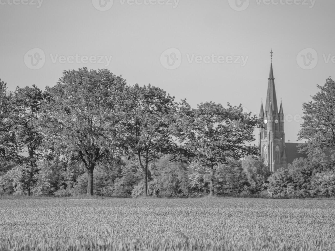 the small village weseke in westphalia photo