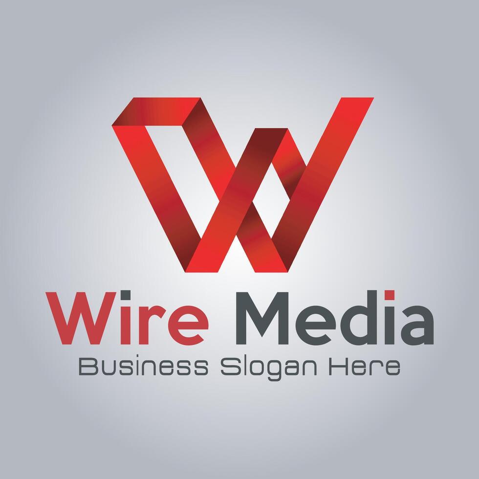 Wire Media design vector