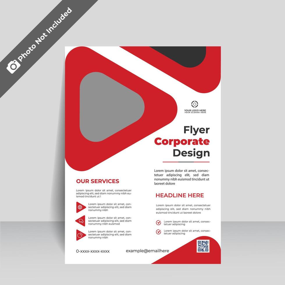 Corporate business flyer design digital marketing agency premium vector