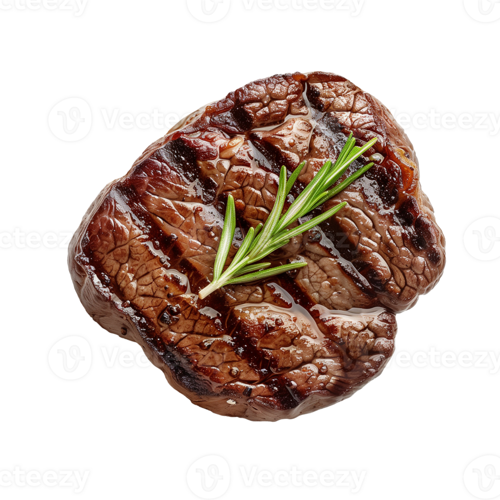 AI generated Grill ribeye steak Isolated on transparent background png
