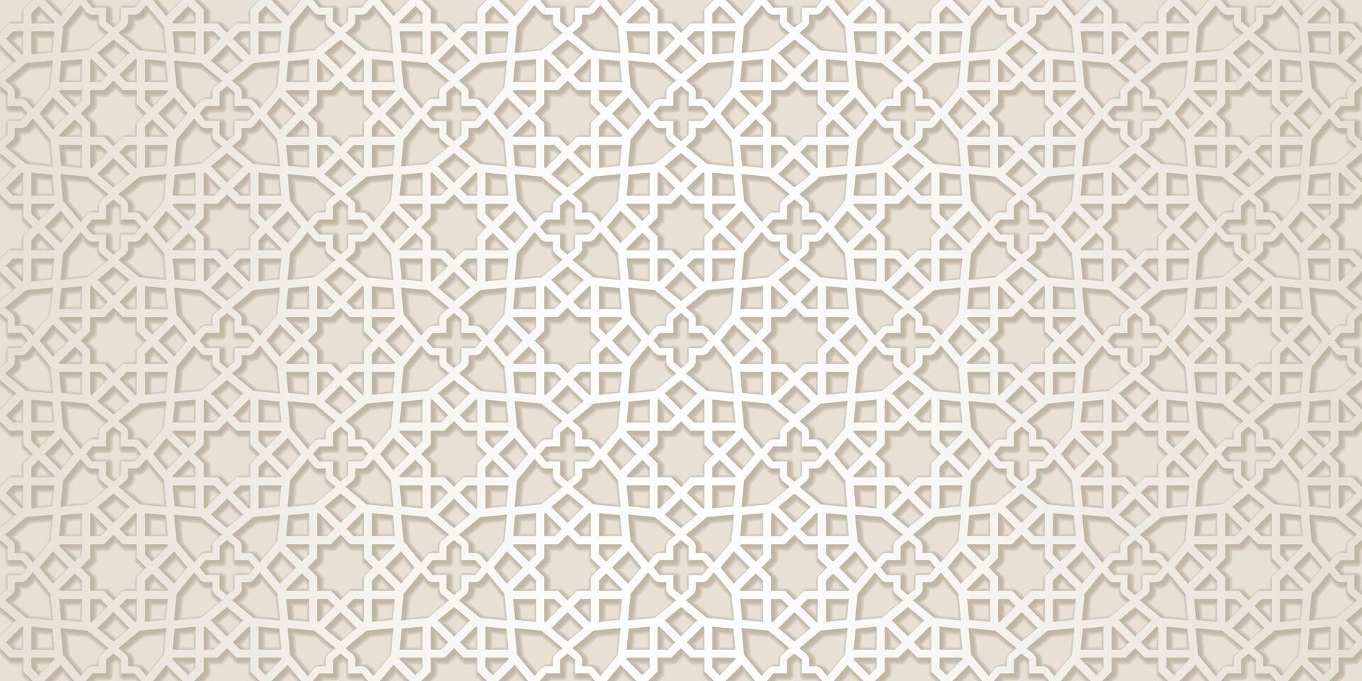 Flat Arabic pattern background. vector ornamental seamless patterns geometric wallpaper in the oriental style
