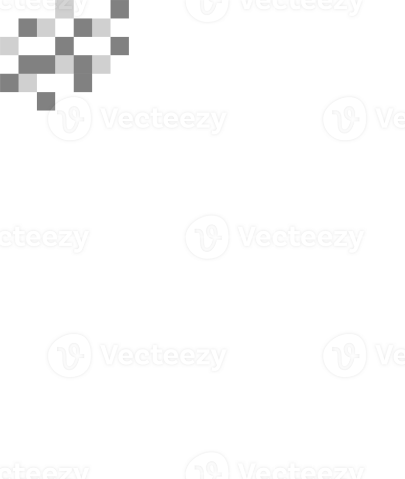 8bit retro game pixel banner speech bubble balloon sticker memo planner text box, flat png transparent element design