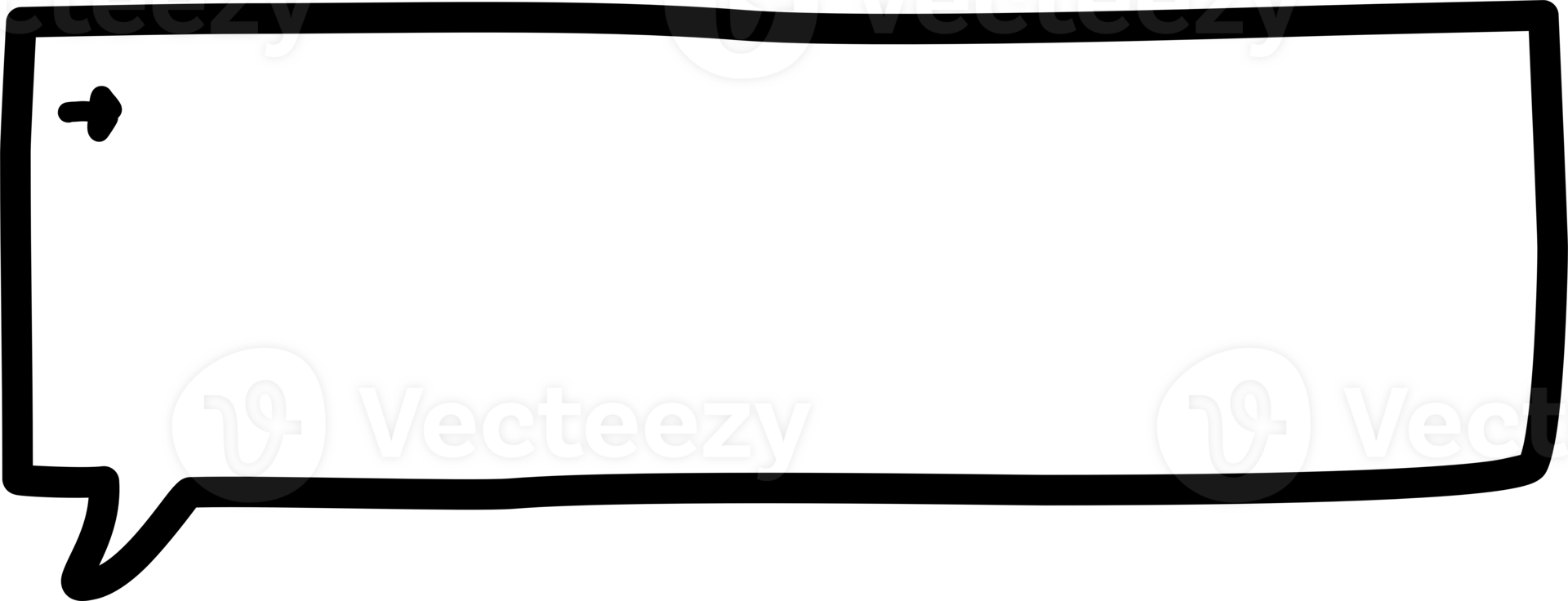 Black and white color speech bubble balloon, icon sticker memo keyword planner text box banner, flat png transparent element design