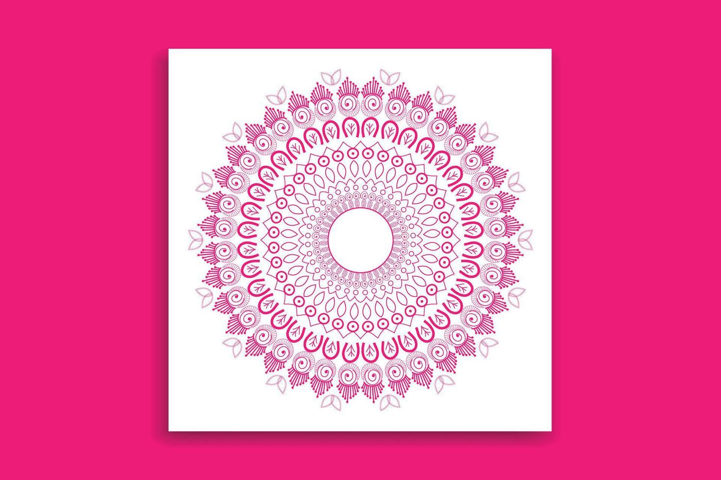 mandala design template vector