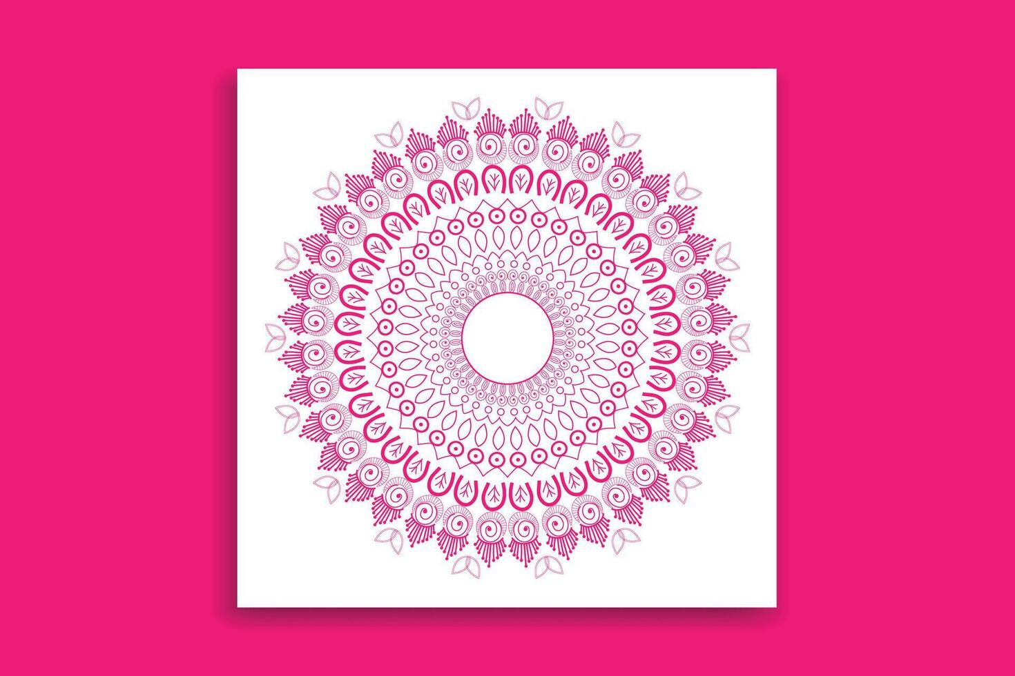 mandala design template vector