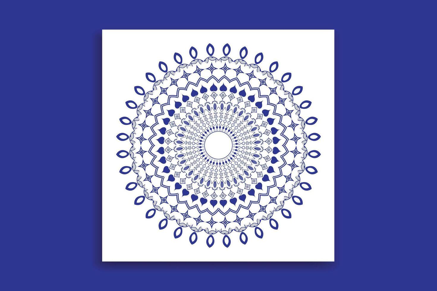 mandala design template vector