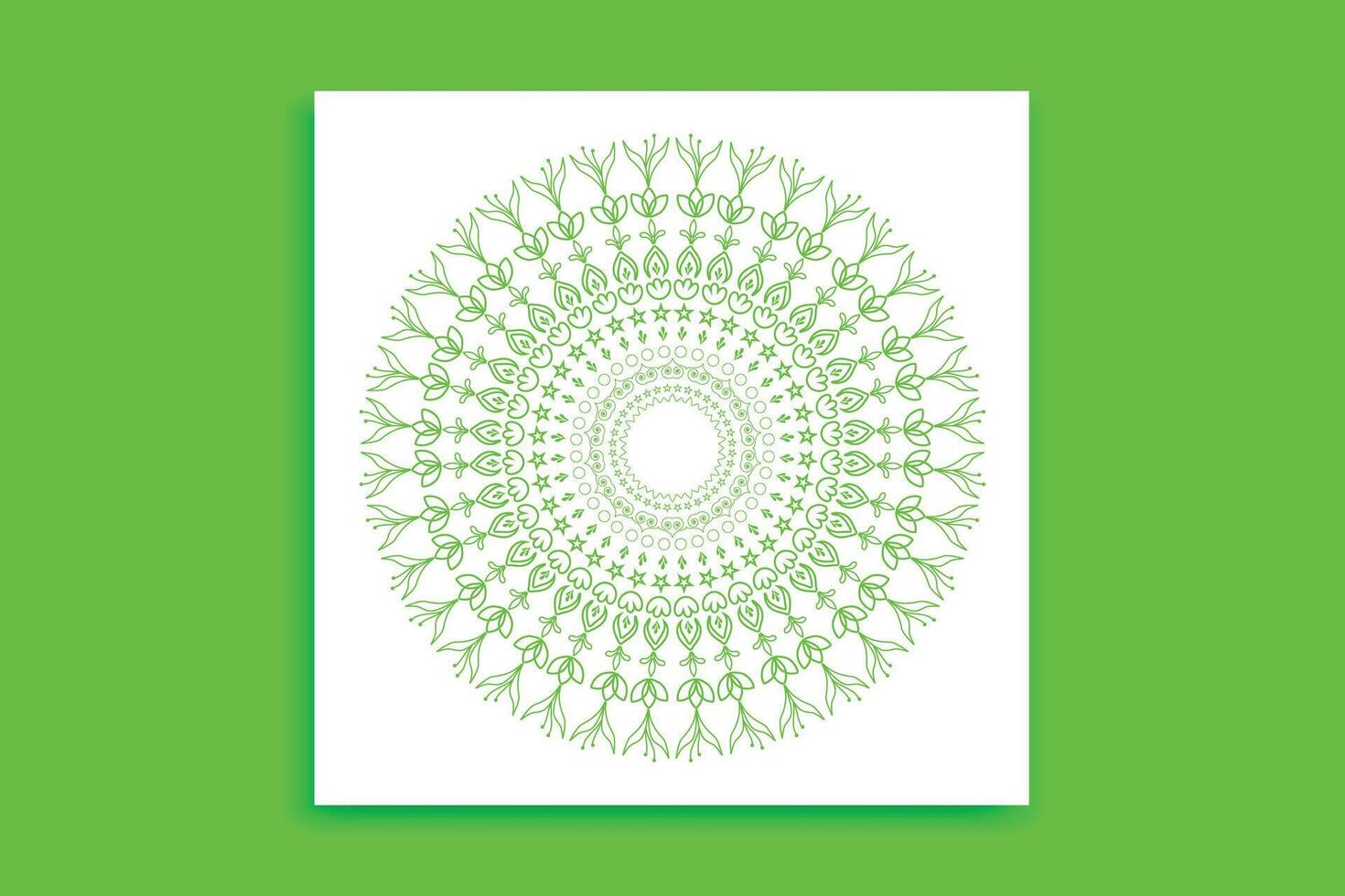 mandala design template vector
