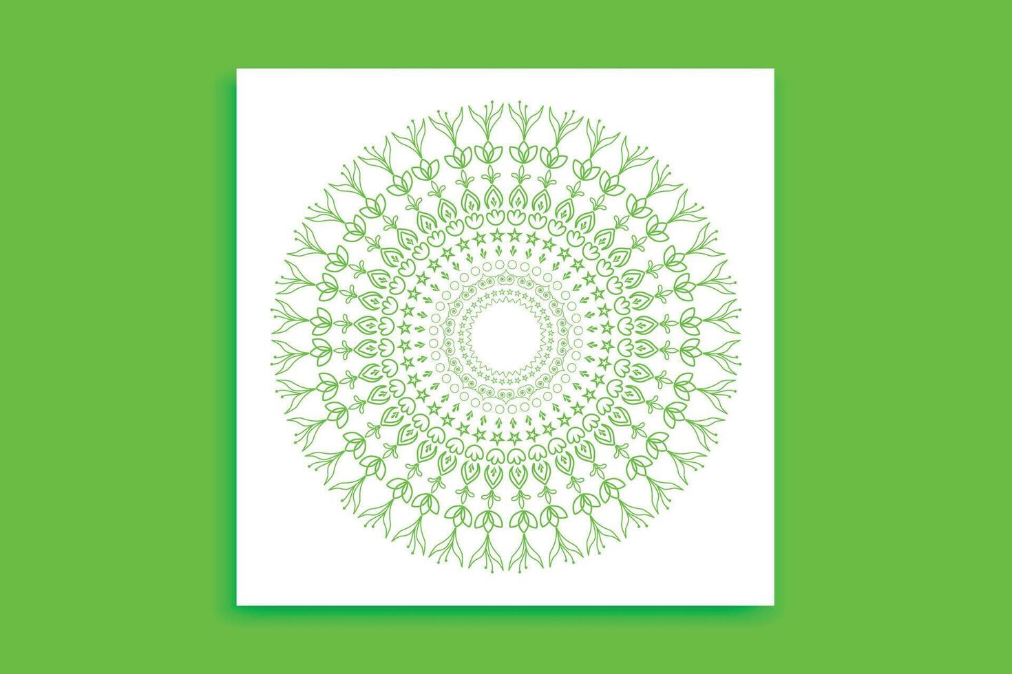 mandala design template vector