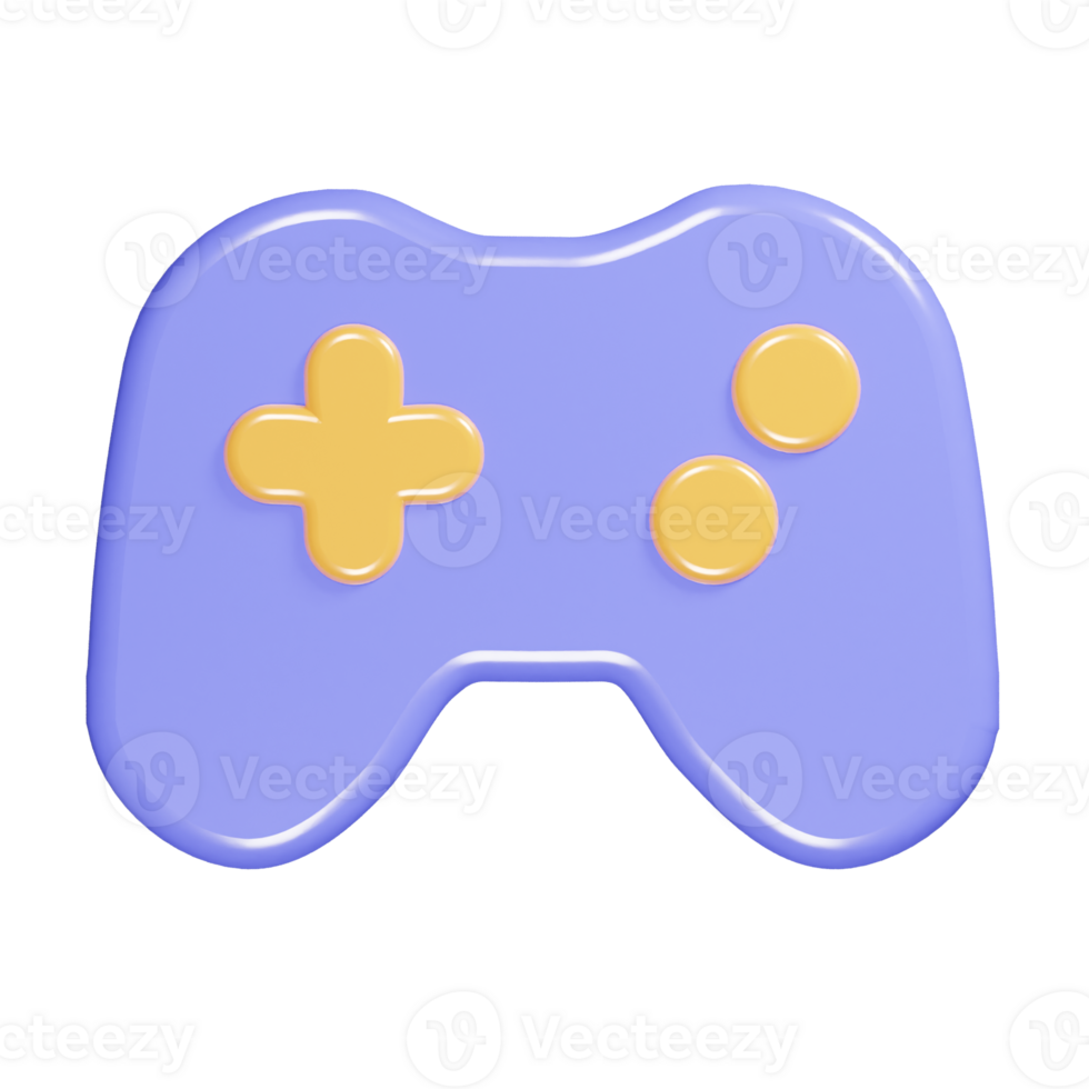 Game icon 3d render illustration png