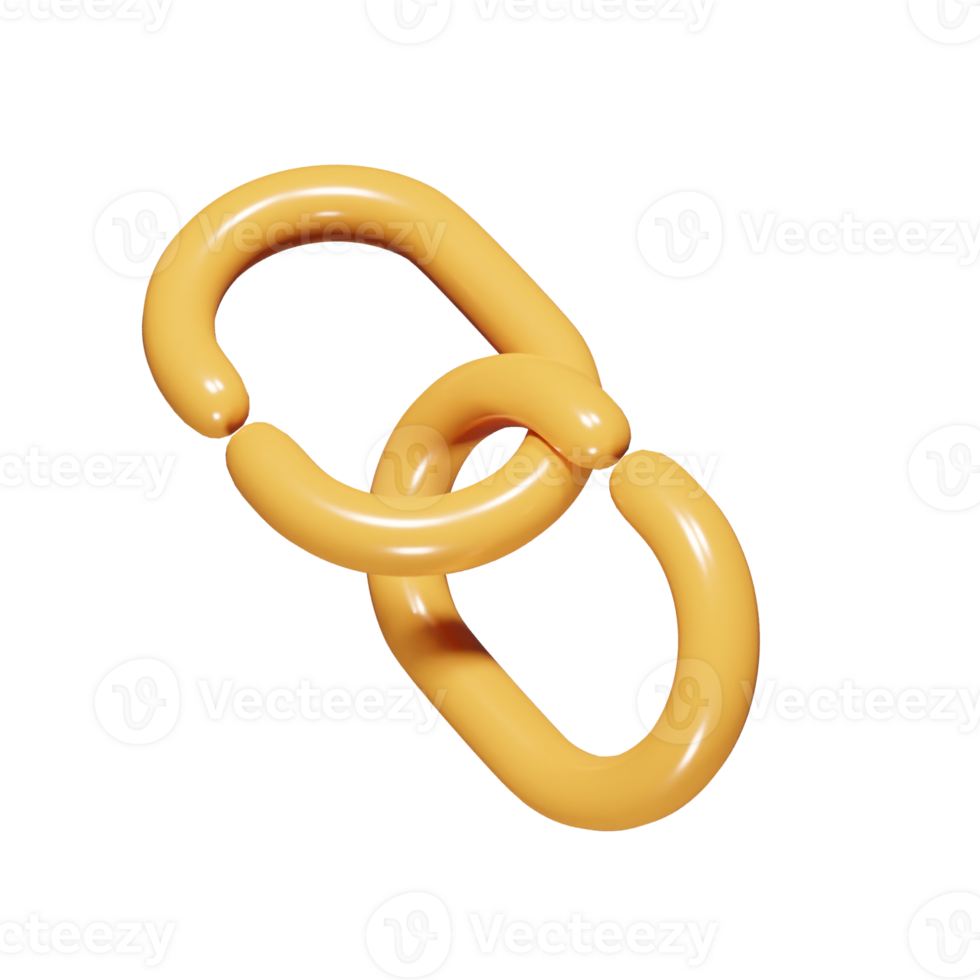 link icon 3d render illustration png