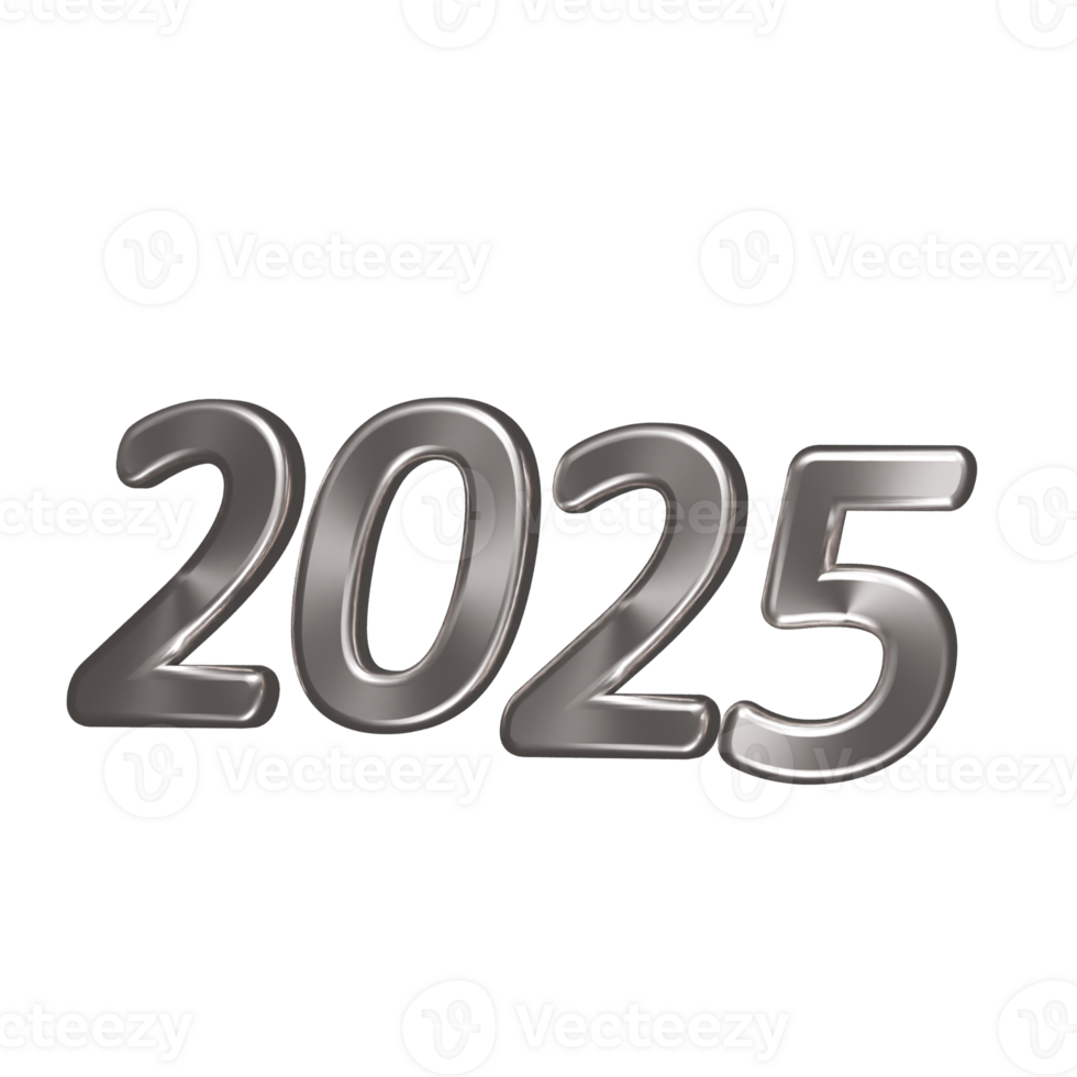 2025 icon 3d render illustration png