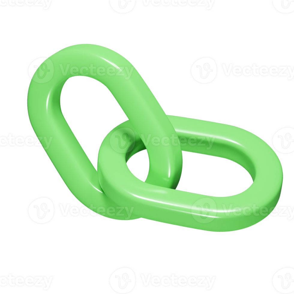Link icon 3d render illustration png