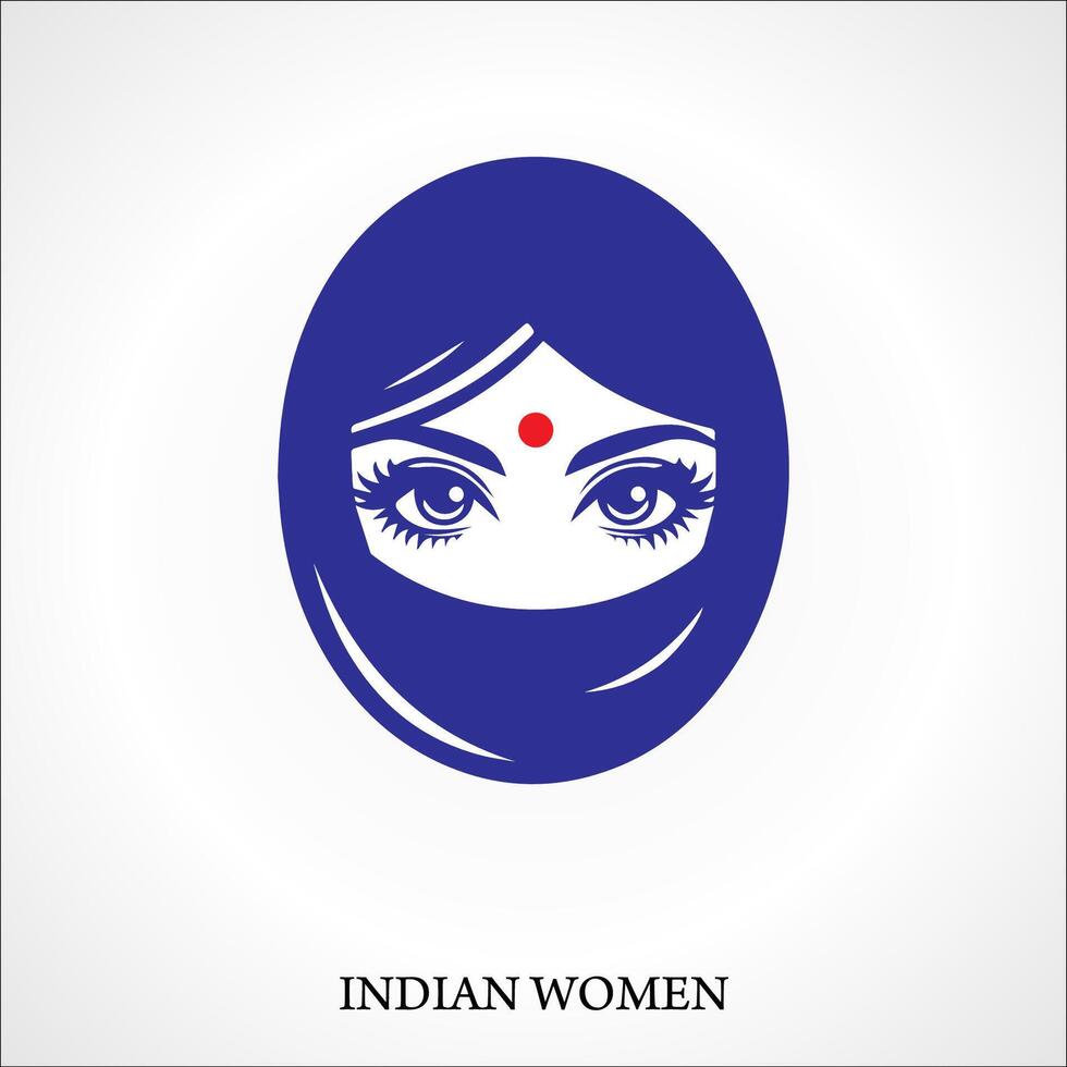 Indian woman line icon. linear style sign for mobile concept and web design. Indian woman outline vector icon. Symbol, logo illustration. Vector graphics