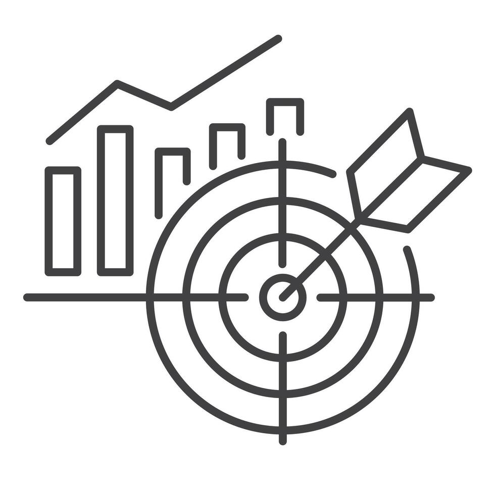 Business Target Vector Illustration Icon Design