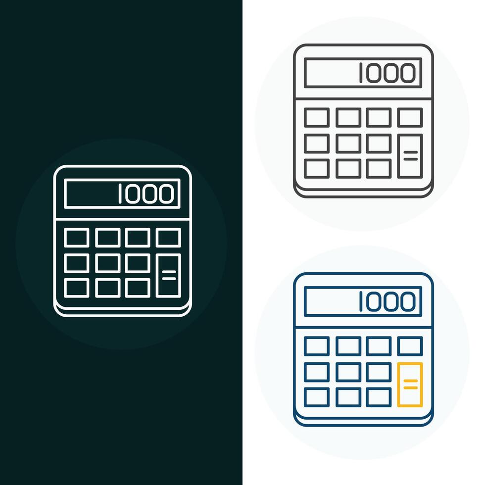 Calculator Vector Illustration Icon Design