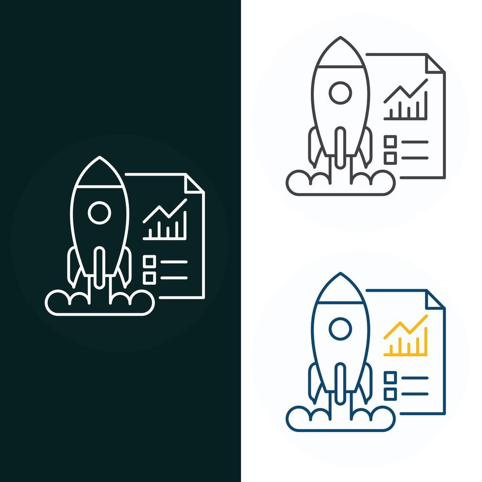 Business Startup Vector Illustration Icon Design