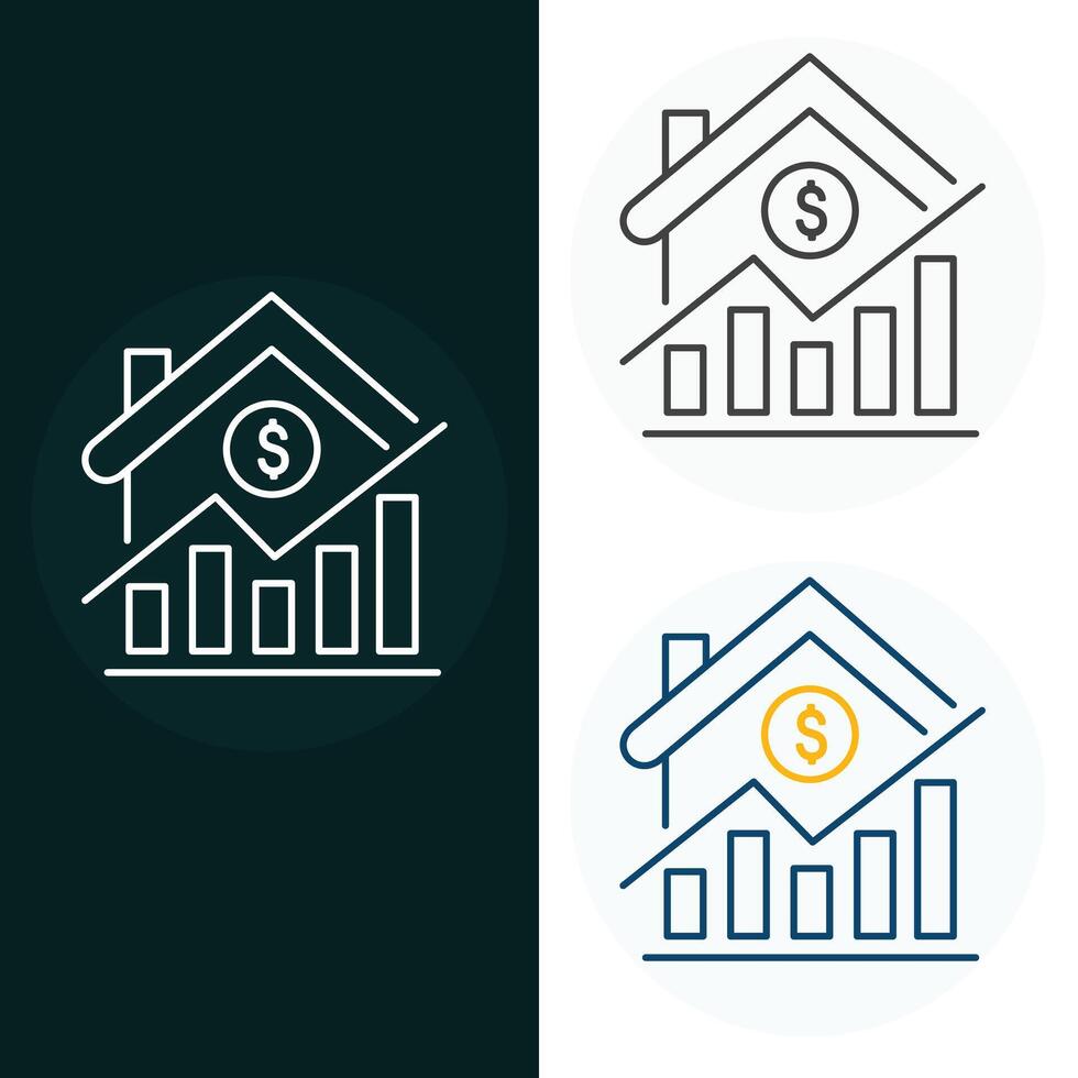 Investment Growth Vector Illustration Icon Design
