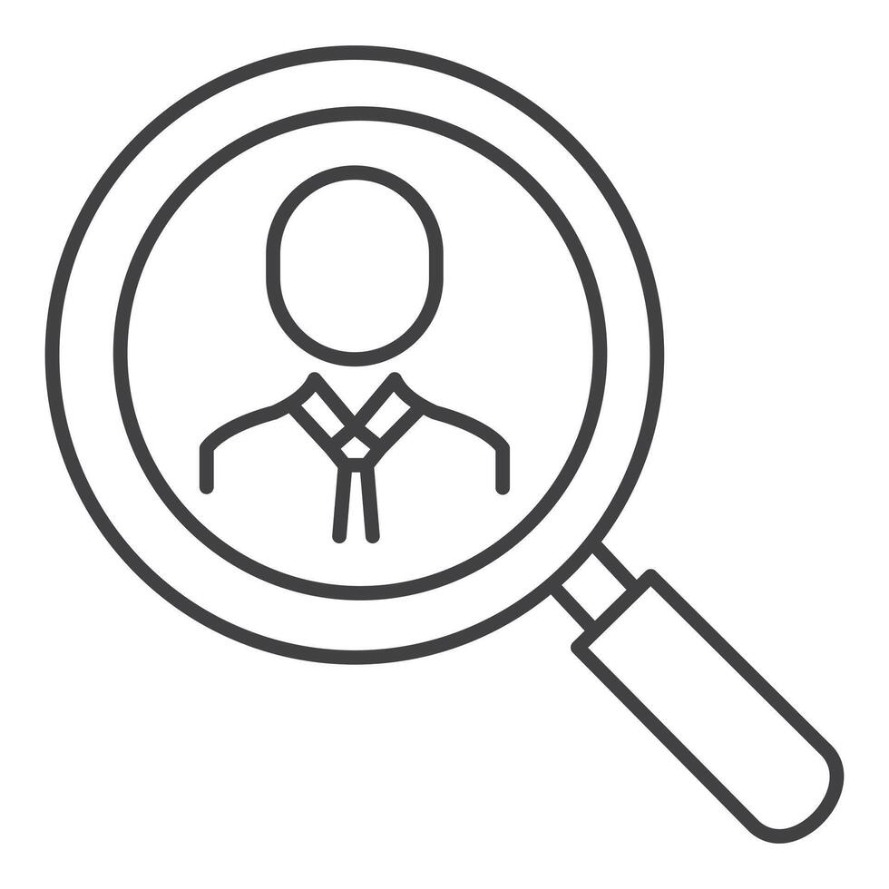 Background Check Vector Illustration Icon Design