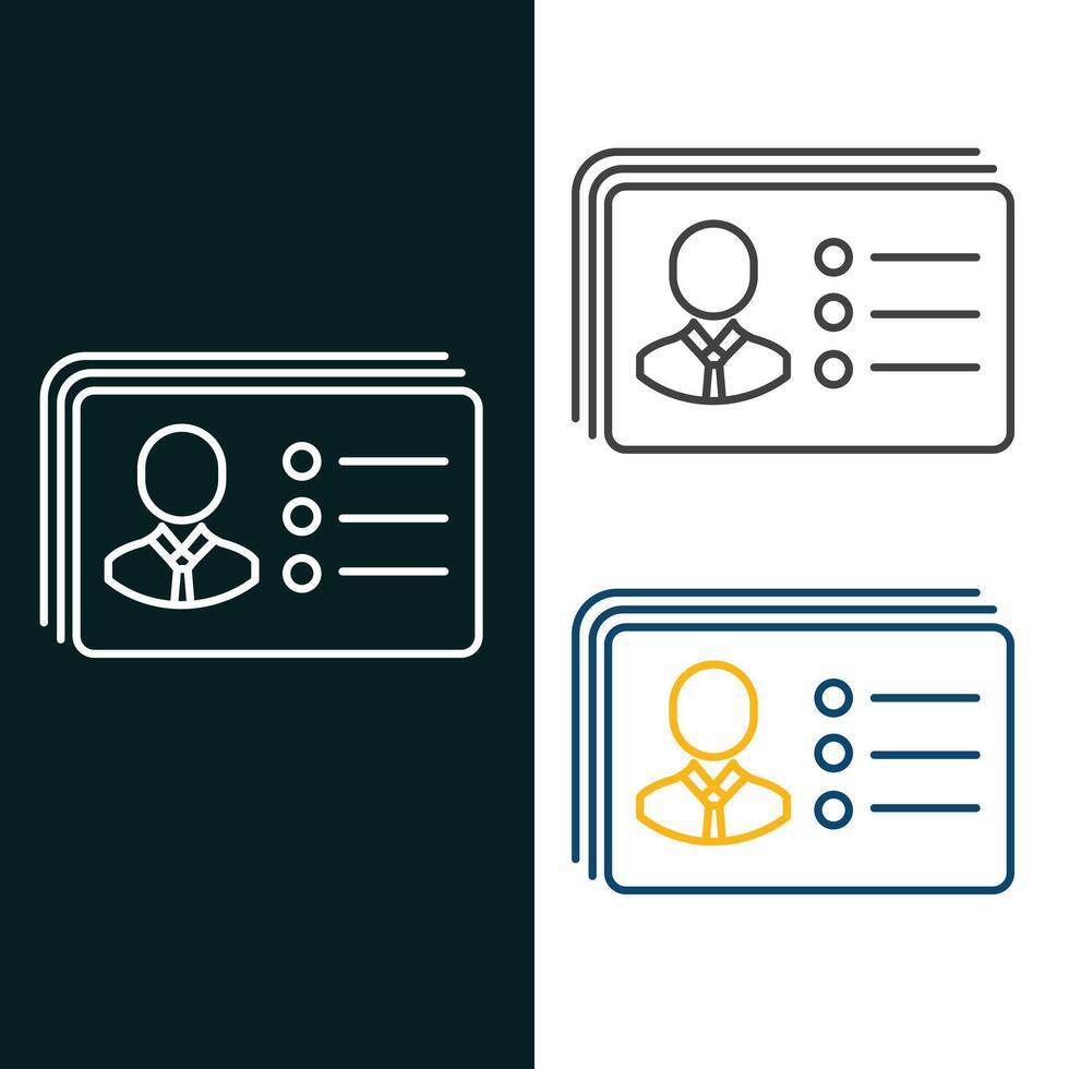 Contacts Vector Illustration Icon Design