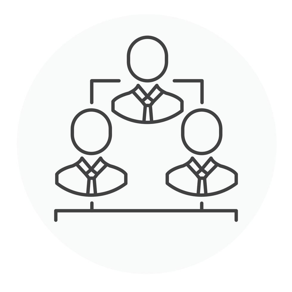 Hierarchy Vector Illustration Icon Design