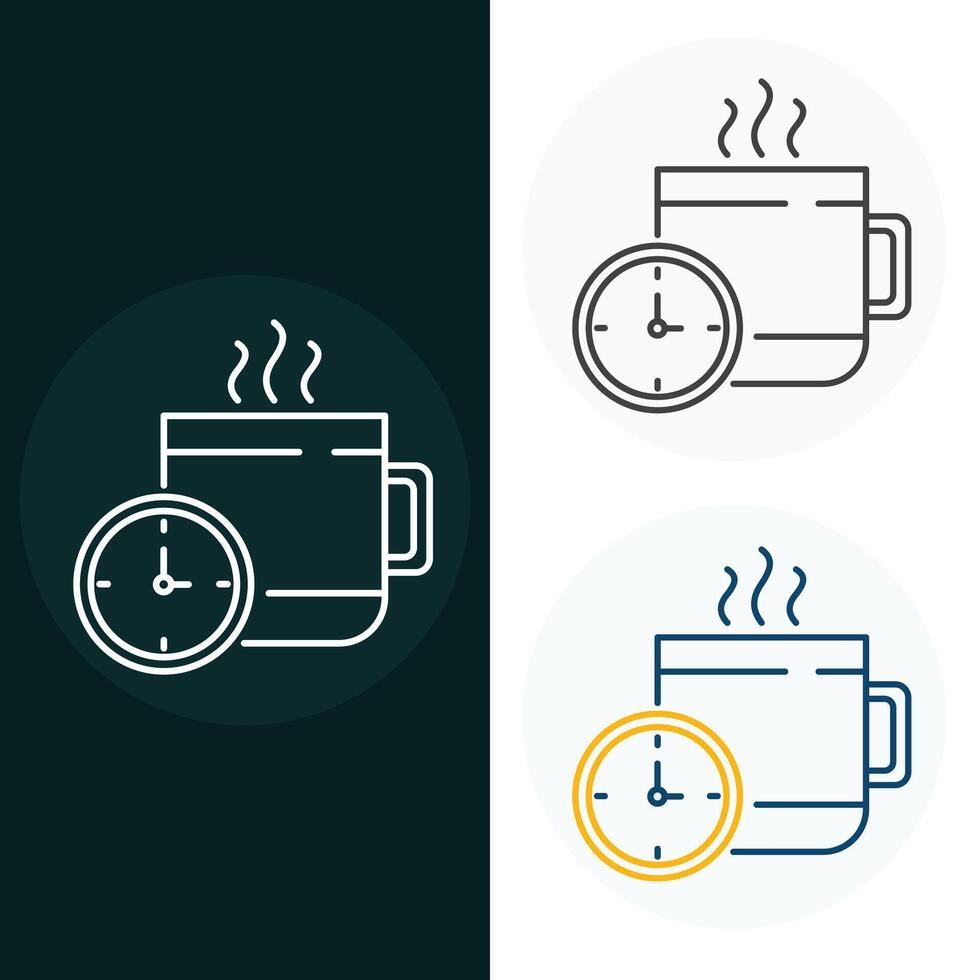 Coffee Break Vector Illustration Icon Design