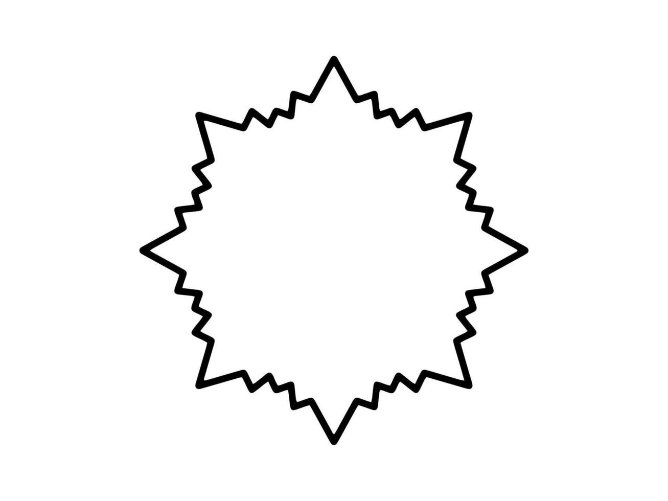 Islamic Frame Background Black and White vector