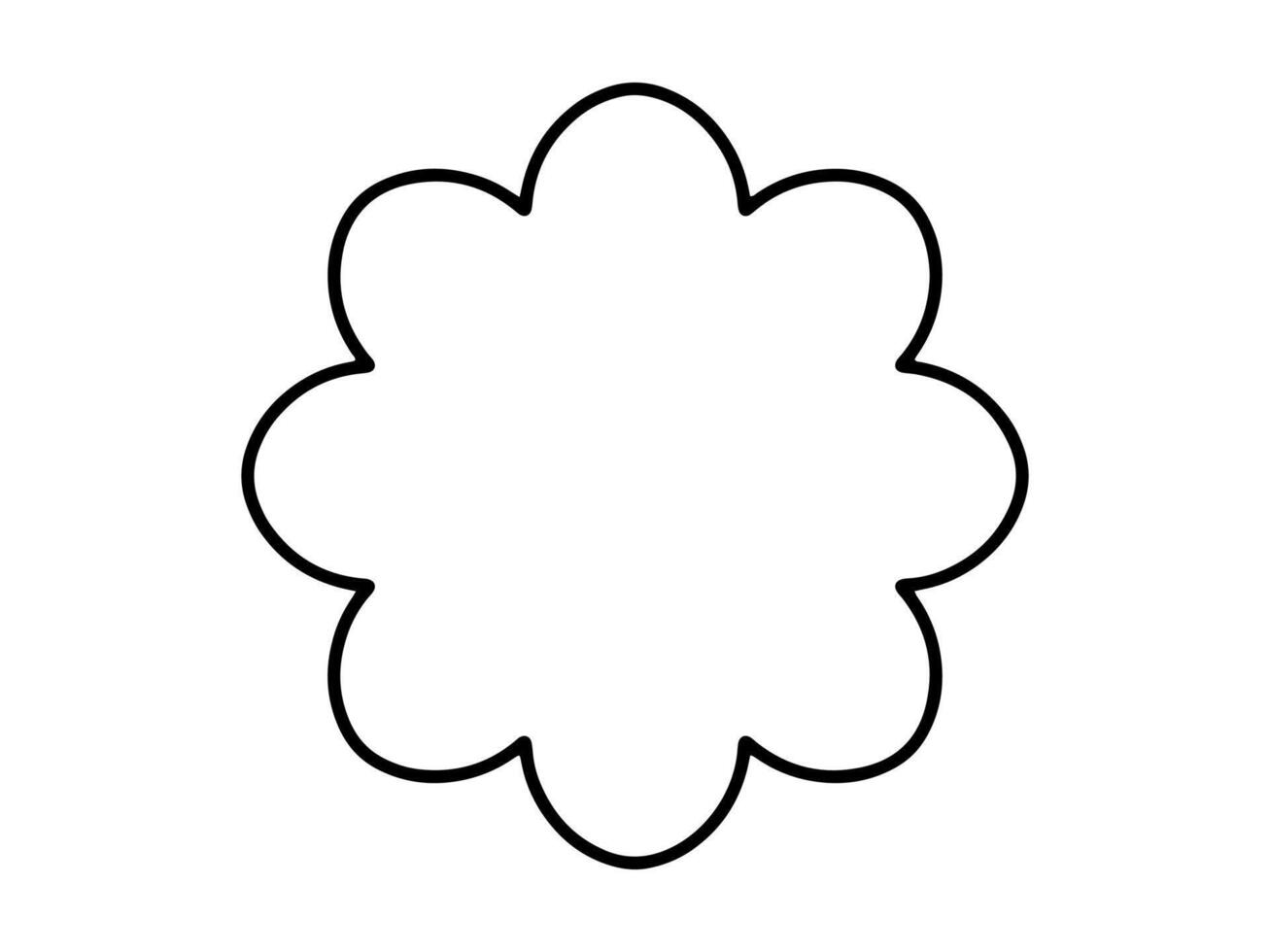 Hand Drawn Islamic Frame Background vector